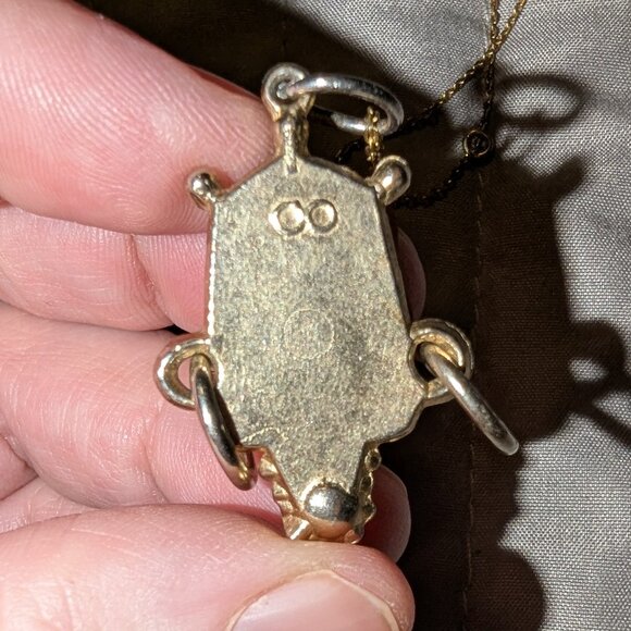 Vintage Oriental Princess Face Pendant Necklace 5508 - Picture 4 of 5